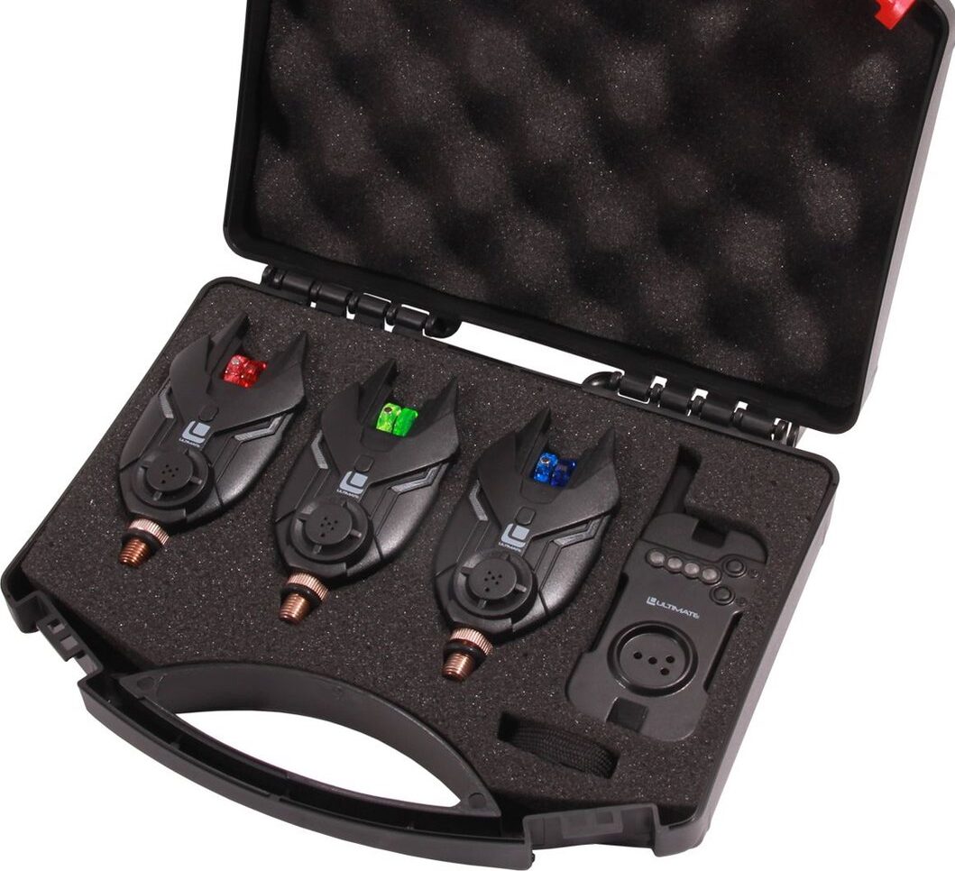 Ultime E-tension bite alarm set 2+1 | Beetmelder