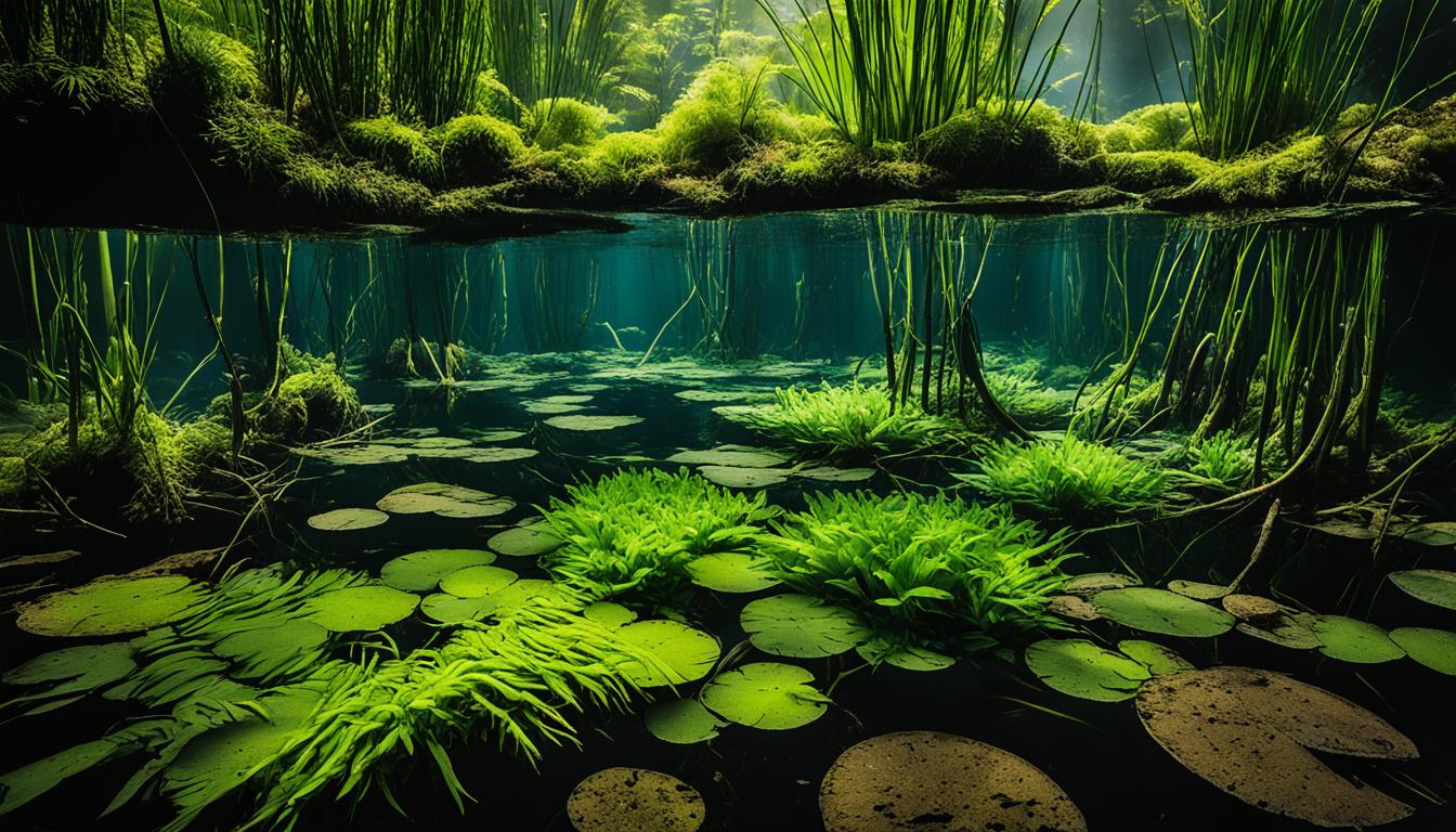 Moeras Aquarium planten